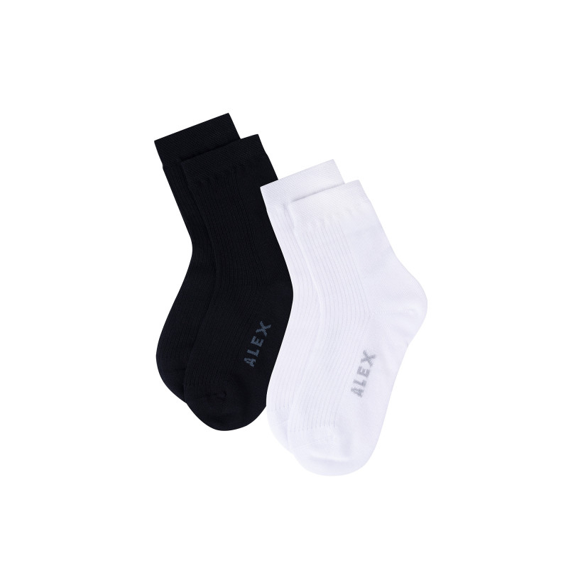 Մանկական երկար միագույն գուլպա 2 զույգ